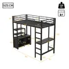 okwish Etagenbett Hochbett 90x200cm mit Rausfallschutz, Produktbild-Vorschau 5