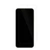A smartphone screen protector is shown on top of a smartphone. Produktbild-Vorschau