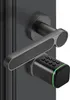 Close-up of a smart door lock with a keypad and handle. Podgląd zdjęcia produktu