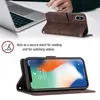 Hülle für iPhone X / iPhone XS Prägung Flip Leder Produktbild-Vorschau 6