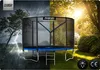 Neo-Sport 183 cm (6 Fuß) Gartentrampolin mit Außennetz und Produktbild-Vorschau 8