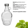 Damigiana in vetro nudo 1,5L con manico e tappo INOX Anteprima dell’immagine prodotto 4