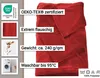 Kuscheldecke mit Ärmeln, 170x200 cm, rot (weinrot) Produktbild-Vorschau 4