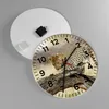 Wanduhr - Rund - Glasuhr - Afrika Leopard Katze Safari - Produktbild-Vorschau 2