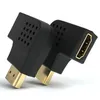 HDMI Winkel Adapter Rechts 90 Grad Flach gewinkelt 4K UHD Produktbild-Vorschau 4