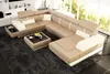 Sofa Wohnlandschaft U Form Ecksofa Couch Garnitur Polster U Produktbild-Vorschau 8