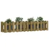 The Living Store Hochbeet Lattenzaun-Design 150x30x30 cm Produktbild-Vorschau 4