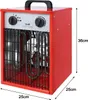 ACXIN Elektroheizung Heizlüfter Energiesparend 3000 Watt - Produktbild-Vorschau 2