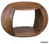 FineBuy Couchtisch Mango Massivholz rund 60 cm x 46 cm x 36 Produktbild-Vorschau 6
