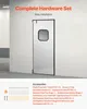 Drzwi Wahadłowe Vevor 917X78X2133 Mm Jednopanelowe Stal Podgląd zdjęcia produktu 5