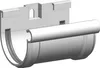 Dachrinne Halbrund 60mm Einzelteile | Rinnenverbinder Produktbild-Vorschau 1