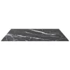 vidaXL Stolová doska čierna 70x70 cm 6 mm tvrdené sklo Náhľad obrázku produktu 2