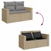 Modulares Garten-Sofaset, 10-tlg. Sitzgruppe mit Stauraum, Produktbild-Vorschau 3