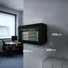 Extralink Rackmount skříň 4U 600x600 černá montáž na stěnu Náhled obrázku produktu 7