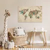 MuchoWow® Poster Weltkarte - Retro - Pflanzen 60x40 cm - Produktbild-Vorschau 7