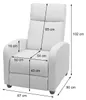 Fernsehsessel HWC-F76, Relaxsessel Sessel Liegesessel, Produktbild-Vorschau 7