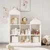 91x30x107cm,Kinderregal mit 7 Fächern,Burgdesign Produktbild-Vorschau 1