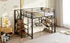 Lit mezzanine 140x200 cm avec escalier de sécurité, espace Voir les images du produit 5