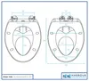 Harbor Housewares Soft Close Familien-Toilettensitz – Weiß Produktbild-Vorschau 7