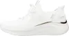 A white Skechers sneaker is shown from the side against a white background. Voir les images du produit