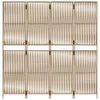 vidaXL Paravent 4 pcs. Beige Poly Rattan Voir les images du produit 5