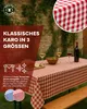 Züchen Tischwäsche 20 mm Karo Baumwolle karriert Landhaus Produktbild-Vorschau 3