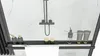 A close-up view of a shower shelf with various toiletries and a shower head in the background. Anteprima dell’immagine prodotto