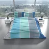 Mikrofaser Bettwäsche Set 155x220 cm 80x80 cm Petrol Blau Produktbild-Vorschau 3