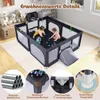 COSTWAY Laufstall Baby, Laufgitter mit Basketballkorb, Produktbild-Vorschau 6