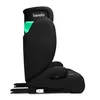 A side view of a black car seat with green accents, presented on a white background. Náhled obrázku produktu