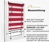 Diagram showing how to measure for a roller blind. Produktbild-Vorschau