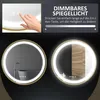 kleankin Badspiegel Wandspiegel mit LED-Leuchte Dimmbarer Produktbild-Vorschau 5