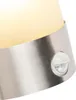 Moderne Außenwandleuchte Edelstahl Bewegungsmelder IP44 Produktbild-Vorschau 6
