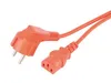 goobay Netzkabel Kaltgerätekabel abgewinkelt orange 2 m Anteprima dell’immagine prodotto 10