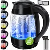 KESSER® 1,8L Edelstahl Wasserkocher 2200W, Glaswasserkocher Produktbild-Vorschau 1