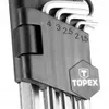 TOPEX Innensechskant Satz 18tlg | Torx mit Loch T10 -T50 Produktbild-Vorschau 7