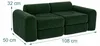 Relaxdays Kinder-Spielsofa, modular, 10-tlg., weiche Produktbild-Vorschau 4