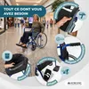 Fauteuil roulant pliable Mobiclinic assise 46 cm frein à Voir les images du produit 6