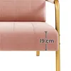 Yaheetech Polstersofa mit Armlehnen & Beine aus Metall Produktbild-Vorschau 9