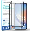 A product shot of a 2-pack of matte screen protectors for a Samsung Galaxy A34 5G, presented with its packaging. Produktbild-Vorschau