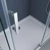doporro Box Doccia Angolare con Porta Scorrevole Vetro 8 mm Anteprima dell’immagine prodotto 4