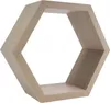 Nástenná polica Hexagon Oak Náhľad obrázku produktu 1