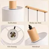 Suspension ZMH avec abat-jour en tissu, 3 lumières, table à Voir les images du produit 9