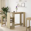 vidaXL Barový stůl s policí dub Sonoma 124x46x103,5 cm Náhled obrázku produktu 3