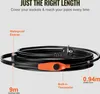 VEVOR topný kabel proti mrazu, 9 m, 23 W/m, topný kabel pro Náhled obrázku produktu 5