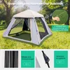 Tente de camping COSTWAY, tente pop-up pour 2 à 4 Voir les images du produit 8