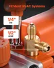 VEVOR Vakuumpumpe, 3,5 CFM 99 L/min, 1-stufig, 180 W Produktbild-Vorschau 4