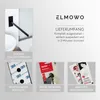ELMOWO - Edelstahl Handtuchhalter ohne Bohren einarmig in Produktbild-Vorschau 3