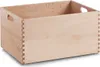 A wooden storage box with handles. Produktbild-Vorschau