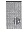 Tenda fluffy 120x220 a righe tinta unita argento Anteprima dell’immagine prodotto 2